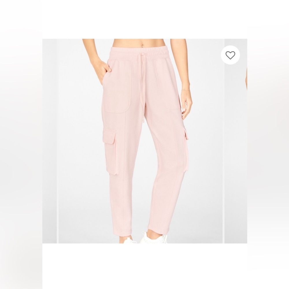 Fabletics Light Pink Cargo Pants Size Small EUC